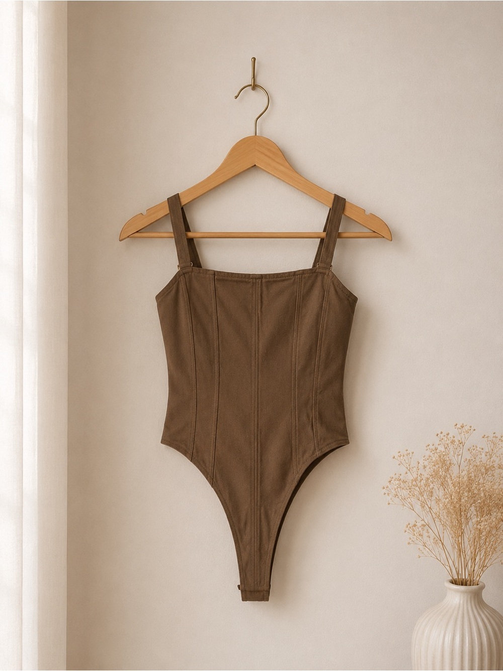 H&M Kids Brown Strap Tank Bodysuit